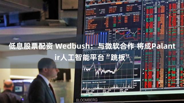 低息股票配资 Wedbush：与微软合作 将成Palantir人工智能平台“跳板”